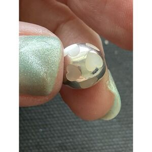 Retired Pandora ALE 925 Sterling Silver Love Me white MOP hearts charm